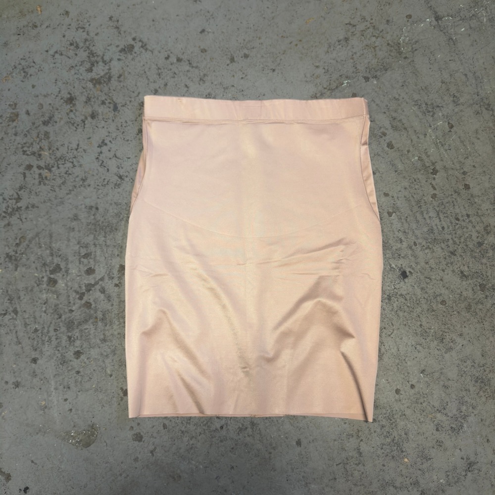 Spanx SmartGrip Half Slip 10179R Champagne Beige High Waist Shapewear Womens L